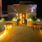 Elements 326 in Tulum , Quintan Roo, México. Development pre-sale by The Coral Properties. Exterior Restaurant.