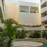 Elements 326 in Tulum , Quintan Roo, México. Development pre-sale by The Coral Properties. Firepit.