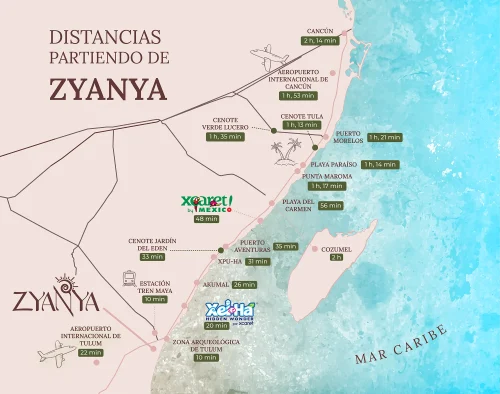 ZYANYA development LOCATION MAP in Tulum , Quintan Roo, México. Development pre-sale by The Coral Properties. ZYANYA development LOCATION MAP in Tulum , Quintan Roo, México. Development pre-sale by The Coral Properties.